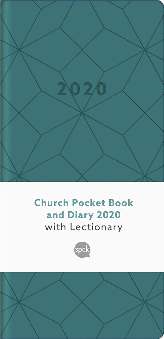 Church Pocket Book and Diary 2020, Geo Teal