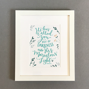 He Has Called You - 8x10 Framed Print