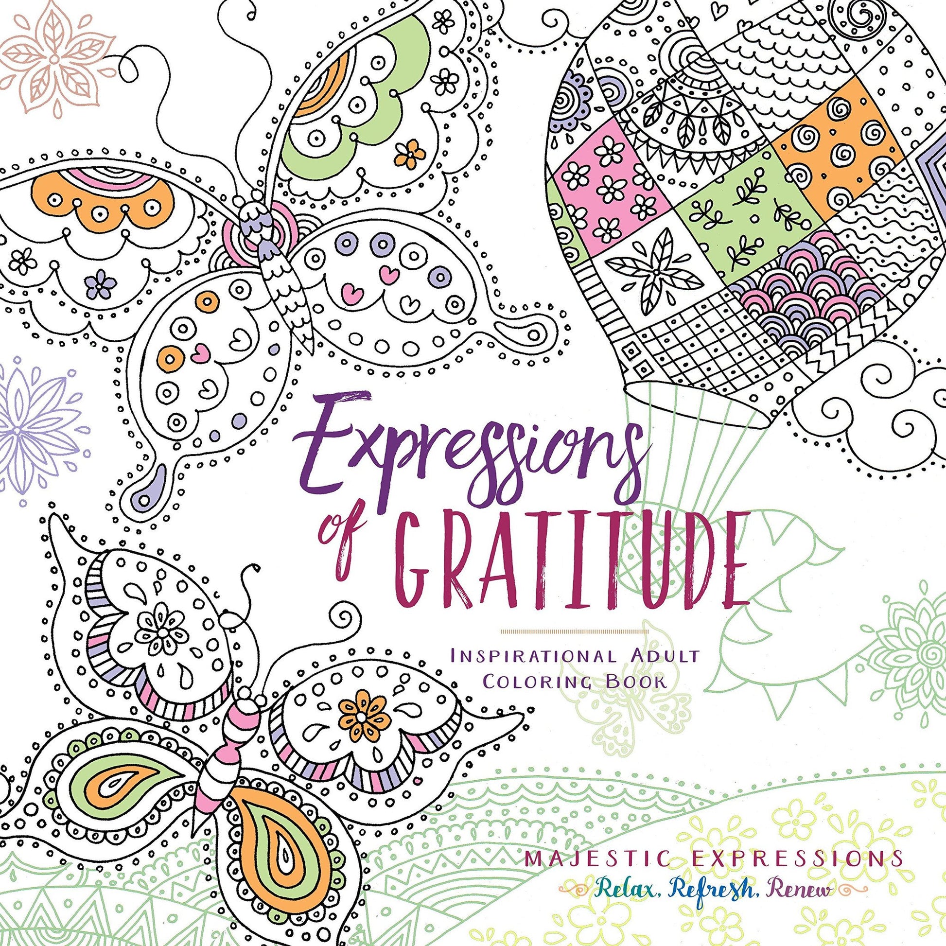 Expressions of Grace Colouring Book - Various Authors - Re-vived.com