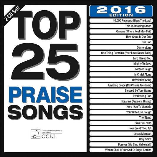 Top 25 Praise Songs 2016 2CD