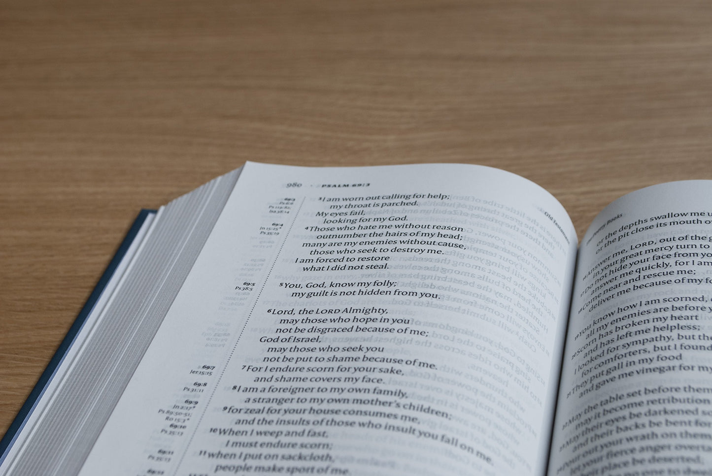 NIV Large Print Compact Single Column Reference Bible Hardback