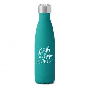 Sports Bottle: Faith Hope Love