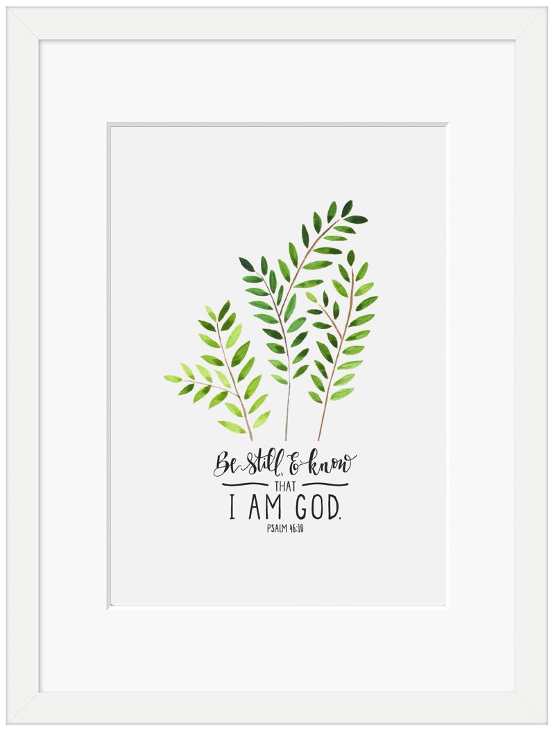 Be Still - Framed Print