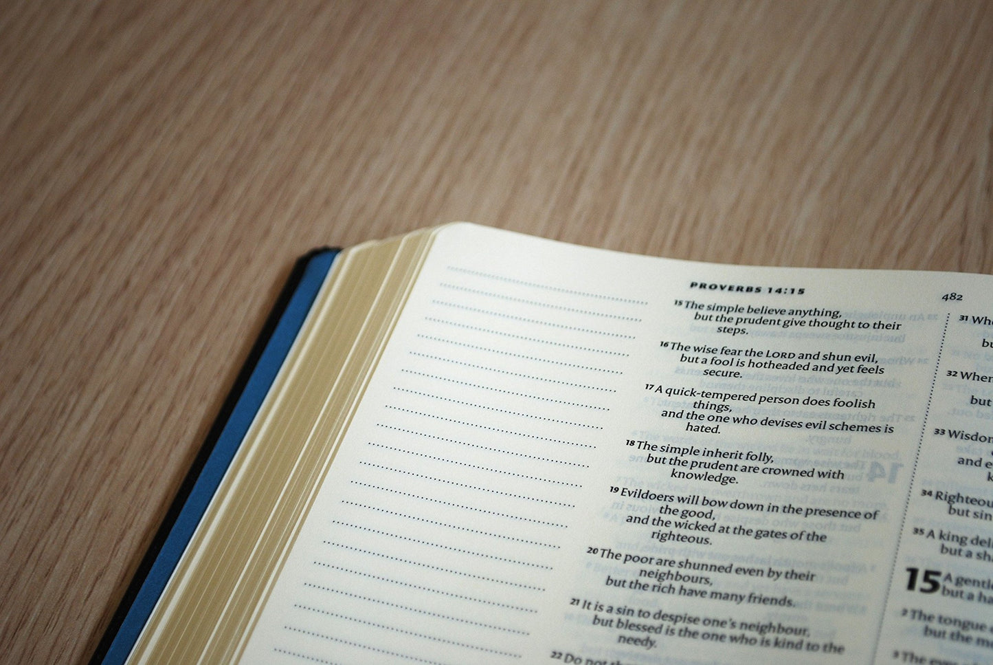 NIV Journalling Black Hardback Bible