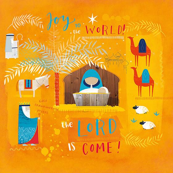 Compassion Charity Christmas Cards: Joy To The World (10 Pack)