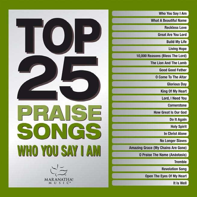 Top 25 Praise Sogs - Who You Say I Am 2CD