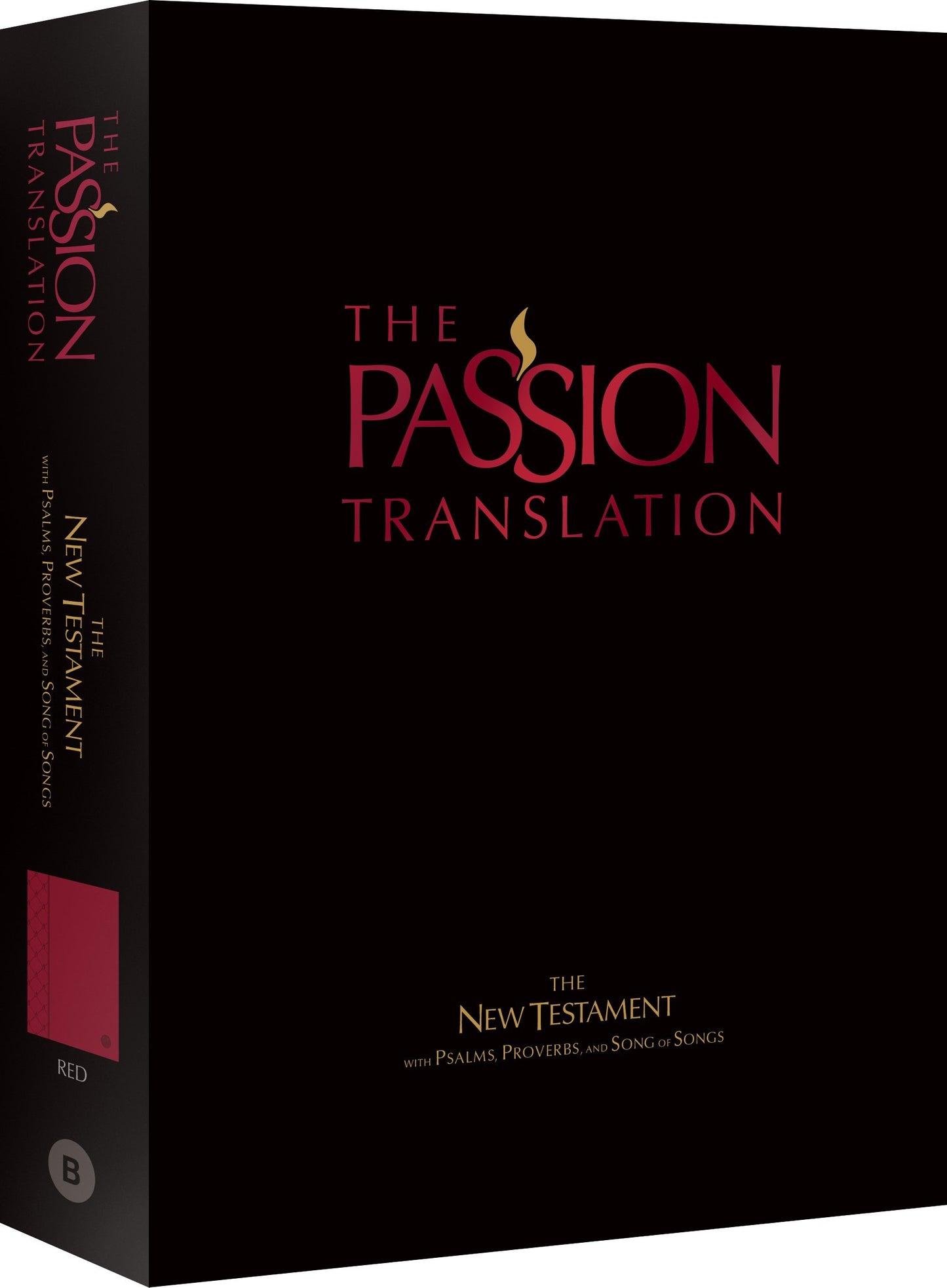 The Passion Translation - New Testament with Psalms, Proverbs & Song of Songs - Red Imitation Leather (1st Edition)