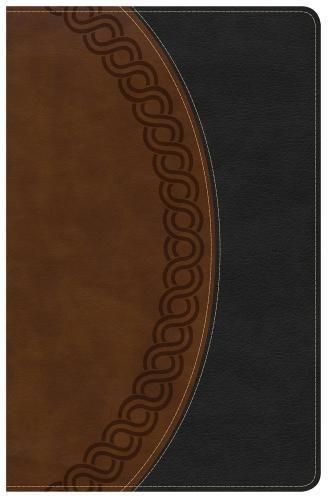 KJV Large Print Personal Size Reference Bible, Black/Brown