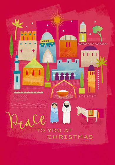Compassion Charity Christmas Cards: Peace To You At Christmas (10 Pack)